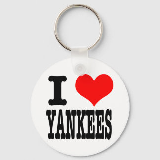 ICH HERZ (LIEBE) YANKEES SCHLÜSSELANHÄNGER