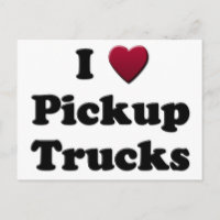 Ich Herz-Lieferwagen-LKW