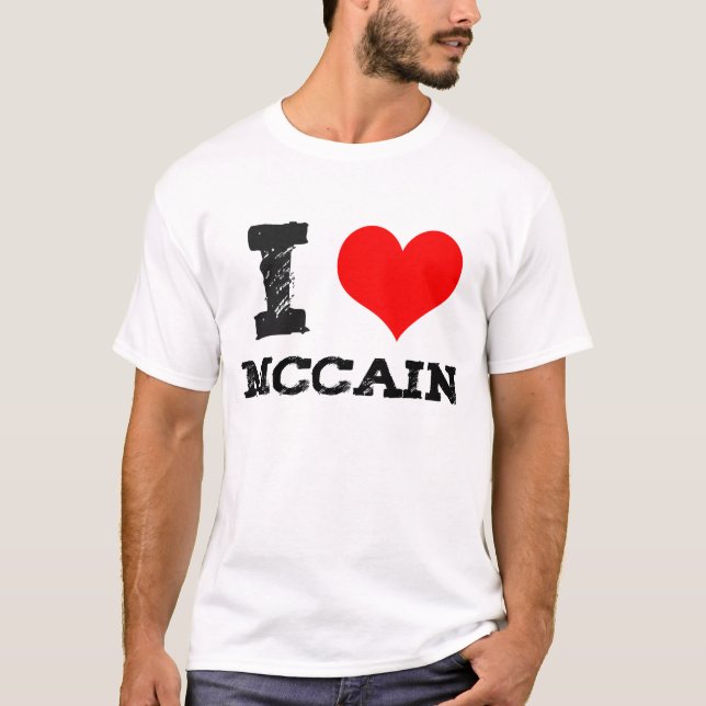 Ich-Herz-Mccain T-Shirt (Vorderseite)