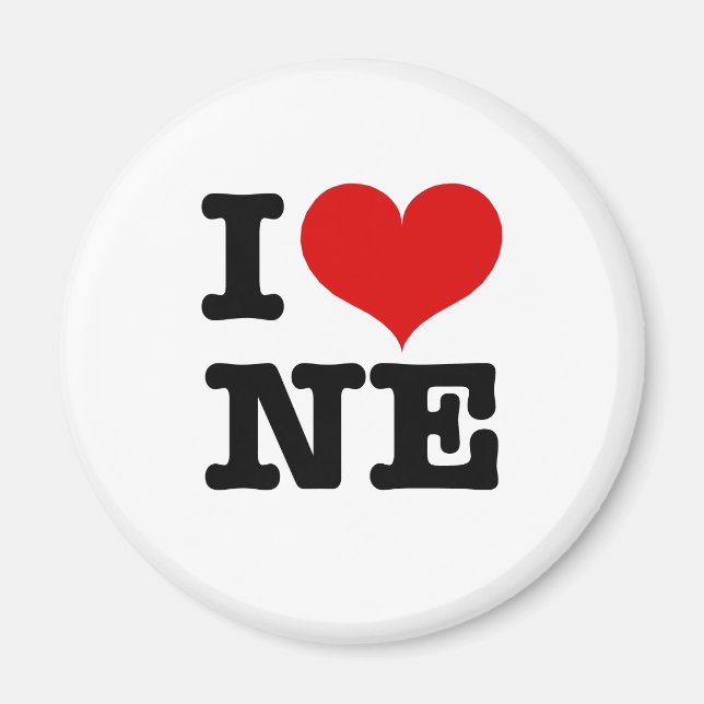 Ich Herz Nordost-Minneapolis! Magnet (Vorne)