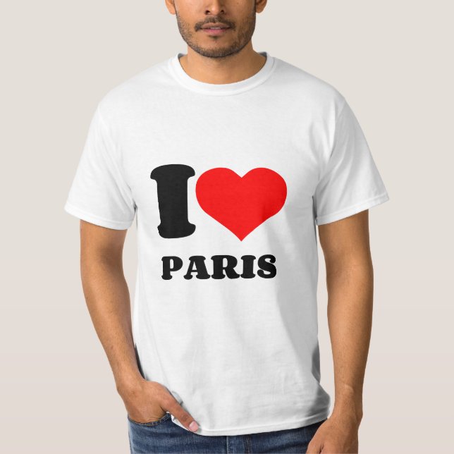 ICH HERZ PARIS T-Shirt (Vorderseite)