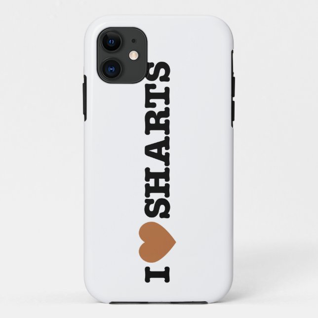 Ich Herz Sharts Funny Icon Grafik Case-Mate iPhone Hülle (Rückseite)