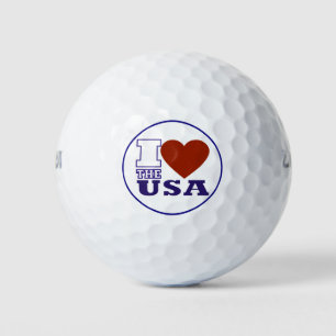 Ich "Herz" USA Golfball