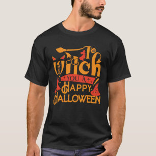 Ich Hexe dich ein glückliches Halbwunder T-Shirt