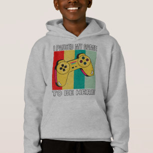 Ich hielt mein Spiel an, hier zu sein Hoodie