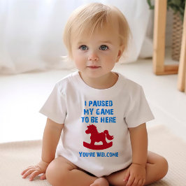 Ich hielt mein Spiel an, hier zu sein (Junior) T - Baby T-shirt