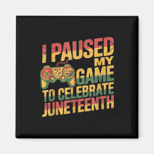 Ich hielt mein Spiel an, um die Junetng. Magnet