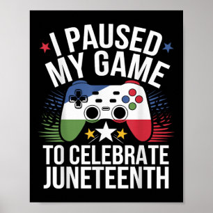 Ich hielt mein Spiel an, um die Junetnh-Gamer-App Poster