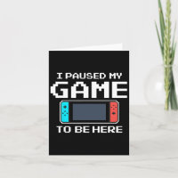 Ich hielt mein Spiel an, um hier zu sein 8 Bit lus