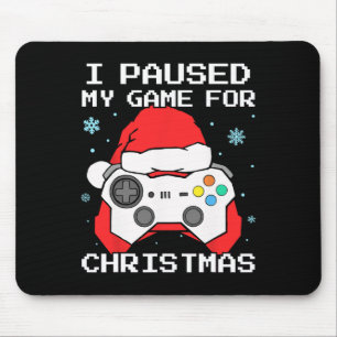 Ich hielt mein Spiel für Weihnachten Retro-Gamer-G Mousepad