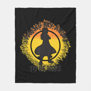 Ich hielt meinen Anime an, hier Frauen Mens Anime Fleecedecke