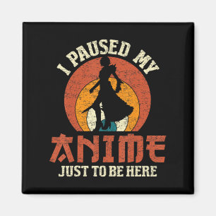 Ich hielt meinen Anime an, hier Frauen Mens Anime Magnet