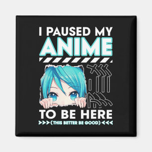Ich hielt meinen Anime an, hier Teenage Anime Fans Magnet