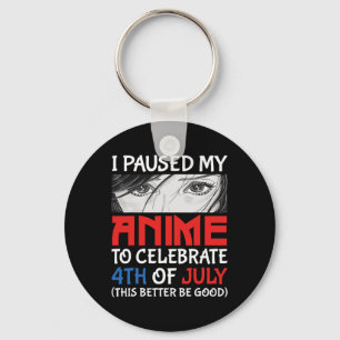 Ich hielt meinen Anime an, um am 4. Juli zu feiern Schlüsselanhänger