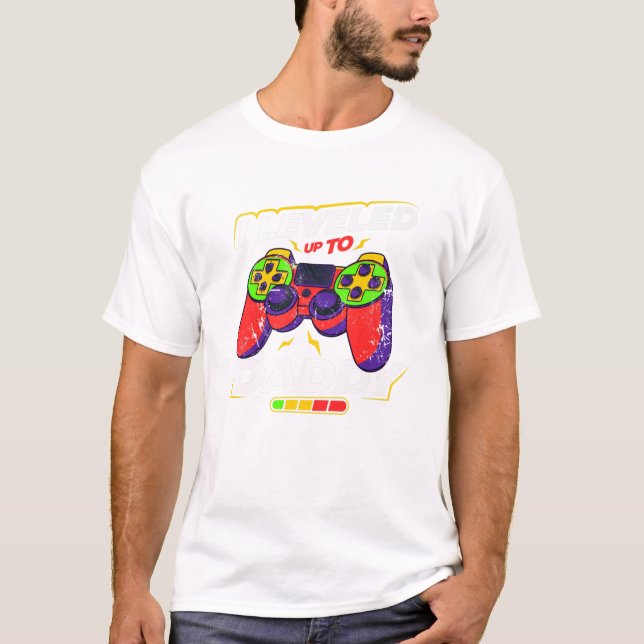 Ich hob Daddy Gamer auf T-Shirt (Vorderseite)