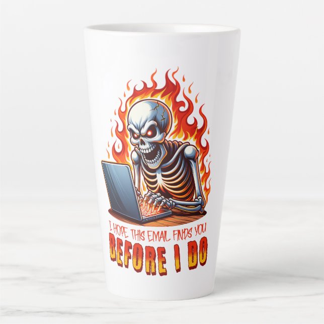 Ich hoffe, diese E-Mail findet Sie, bevor ich Milchtasse (Vorderseite)