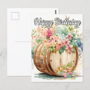 Ich hoffe, du hast einen schönen Geburtstag Postkarte