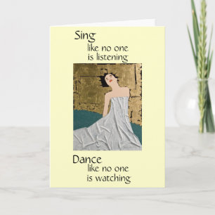 Ich hoffe, du tanzt karte