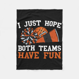 Ich hoffe einfach, dass beide Teams Spaß beim Bask Fleecedecke