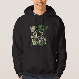 Ich hoffe nur, beide Teams haben Spaß Knochen Skel Hoodie