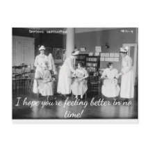 Ich hoffe, Sie sind besser Gefühl in No Time Postc