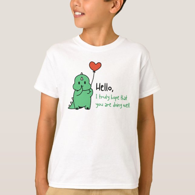 Ich hoffe wirklich, dass es dir gut geht T-Shirt (Vorderseite)