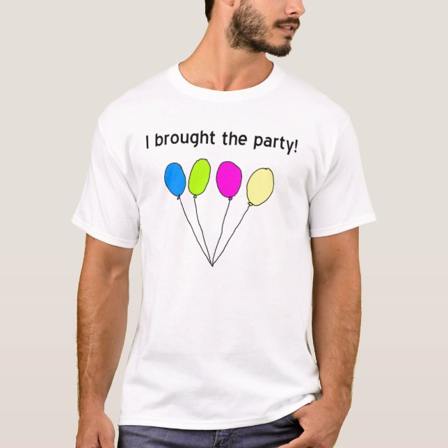 Ich holte das Party! T-Shirt (Vorderseite)