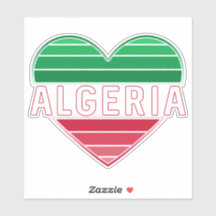 Ich höre Algerien, algerische Flaggenfarben