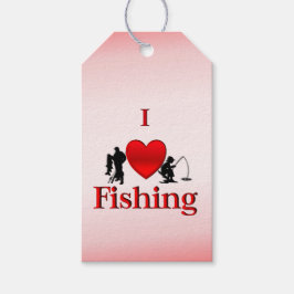 Ich höre Angeln Geschenkanhänger