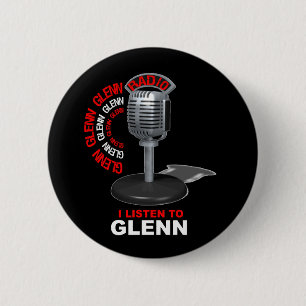 Ich höre auf Glenn Beck Button