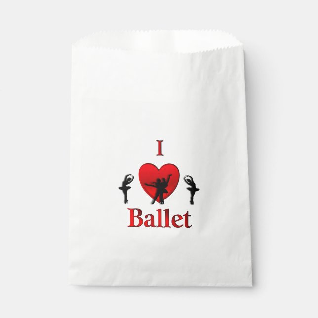 Ich höre Ballet Geschenktütchen (Vorderseite)