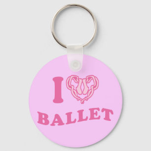 Ich höre Ballet Schlüsselanhänger