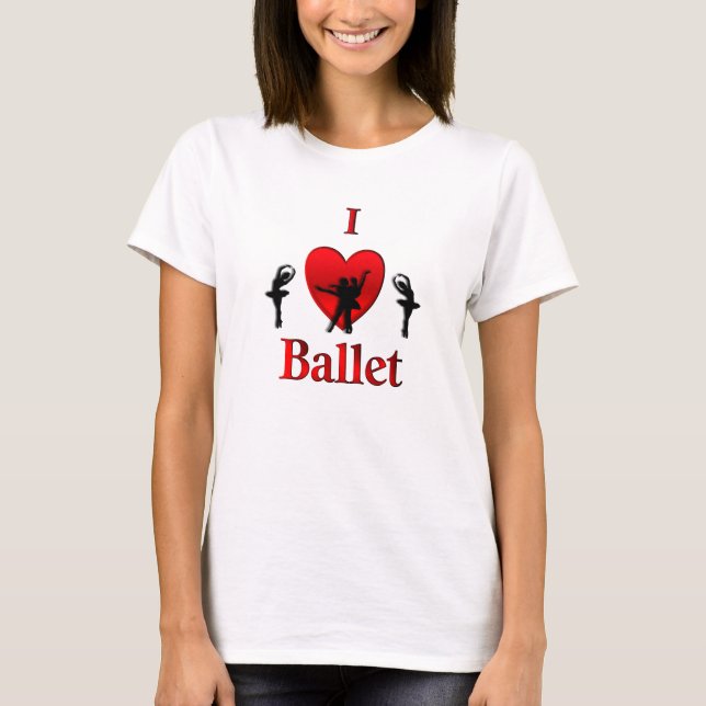 Ich höre Ballet T-Shirt (Vorderseite)