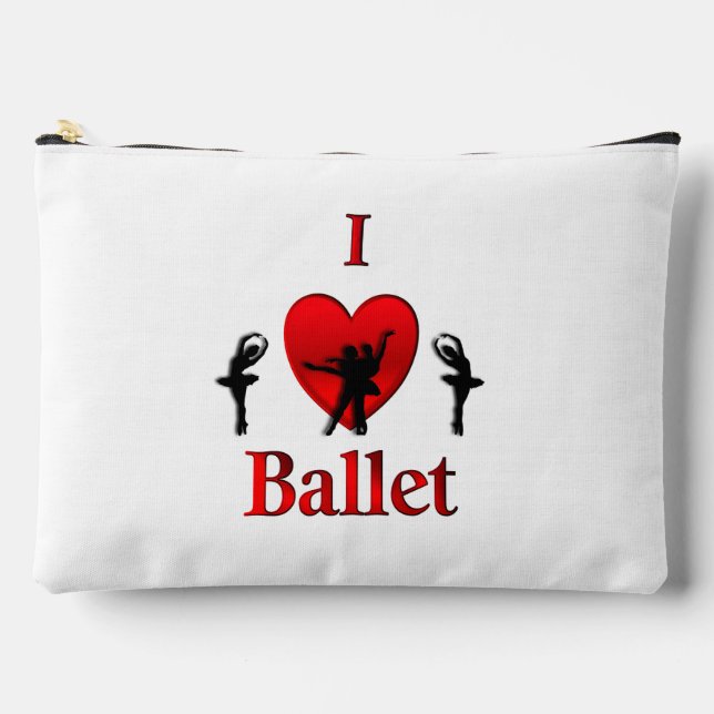 Ich höre Ballet Zubehörtasche (Vorderseite)