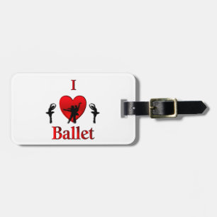 Ich höre Balletttanz Gepäckanhänger