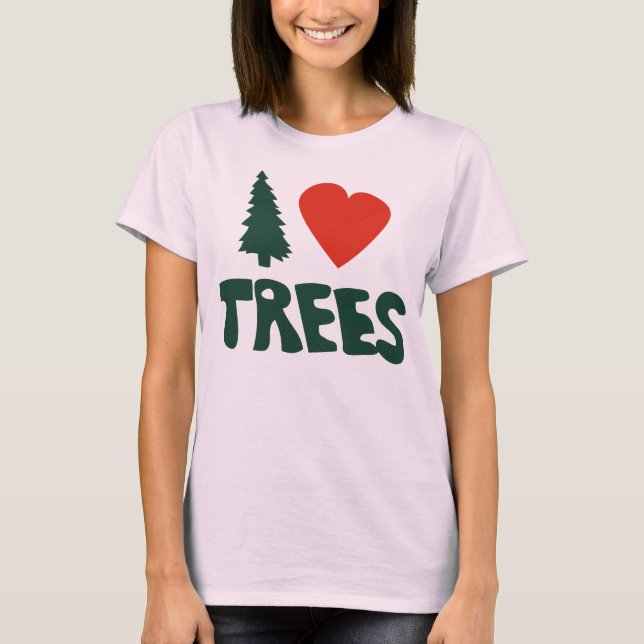 Ich höre Bäume T-Shirt (Vorderseite)