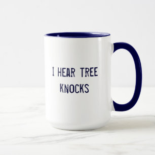 ich höre Baumschlag-Tasse Tasse