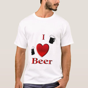Ich höre Biere Frothy-Tasse T-Shirt