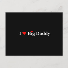Ich höre Big Daddy Postkarte