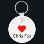 Ich höre Chris Fox Schlüsselanhänger [weiß; Stil 2<br><div class="desc">Mein eigener Schlüsselanhänger für eine Gruppe.</div>