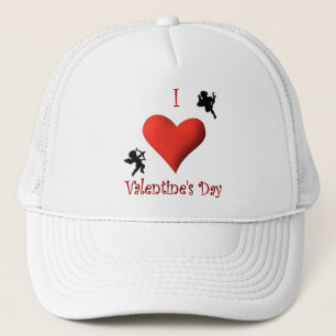 Ich höre den Valentinstag Truckerkappe