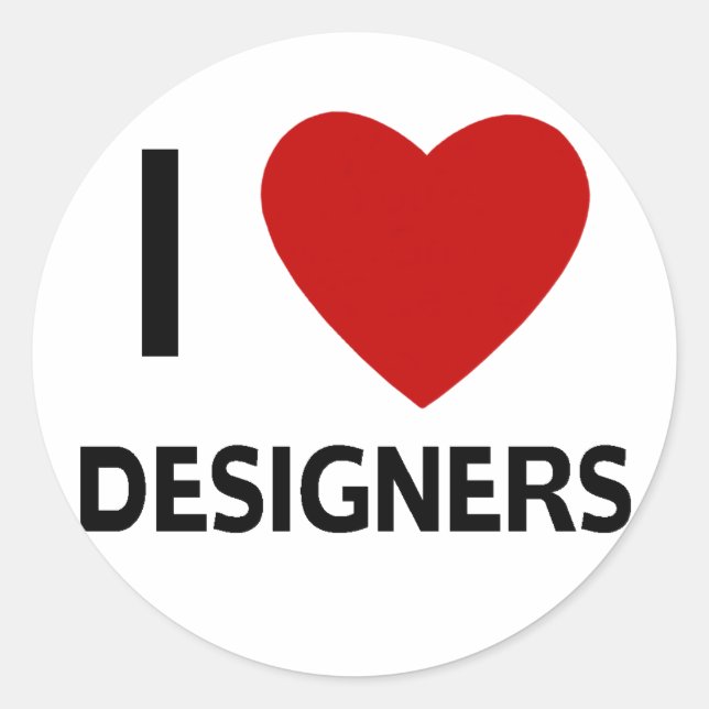 Ich höre Designers Stickers (Vorderseite)