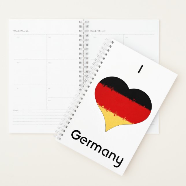 Ich höre deutsche Flagge Planer (Anzeige)