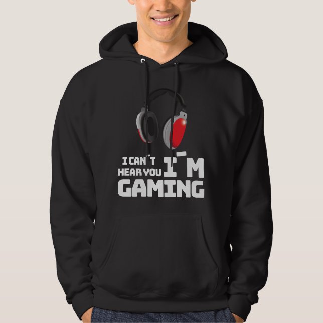 Ich höre dich im Gaming E-Sport Hoodie (Vorderseite)