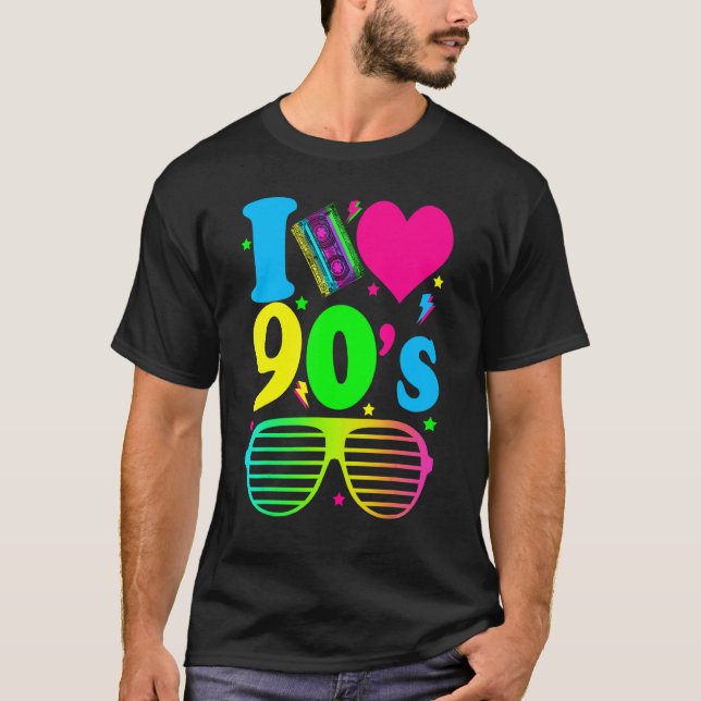 Ich höre die 90er Jahre T-Shirt (Vorderseite)