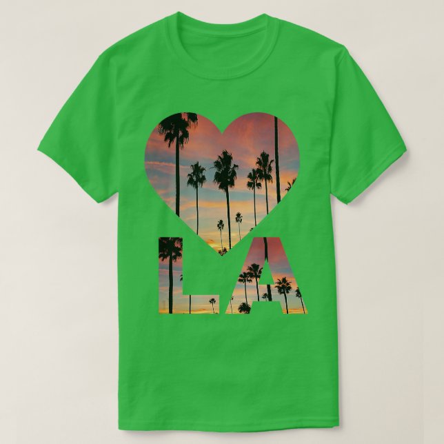 Ich höre die I Liebe LA Souvenir Los Angeles Calif T-Shirt (Design vorne)