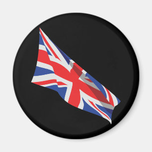 Ich höre die Jack Flag Flag UK/Union Magnet