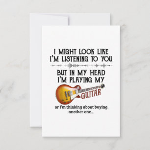 Ich höre dir zu, aber in meinem Kopf spiele ich Dankeskarte