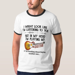 Ich höre dir zu, aber in meinem Kopf spiele ich T-Shirt
