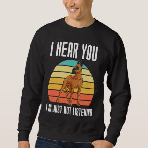 Ich höre dir zu, ich höre dir einfach nicht zu  1 sweatshirt